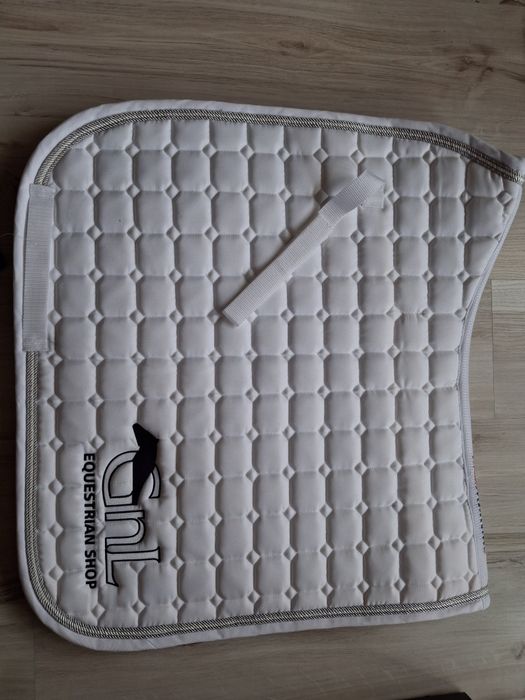 Czaprak ujeżdżeniowy biały HKM z logo