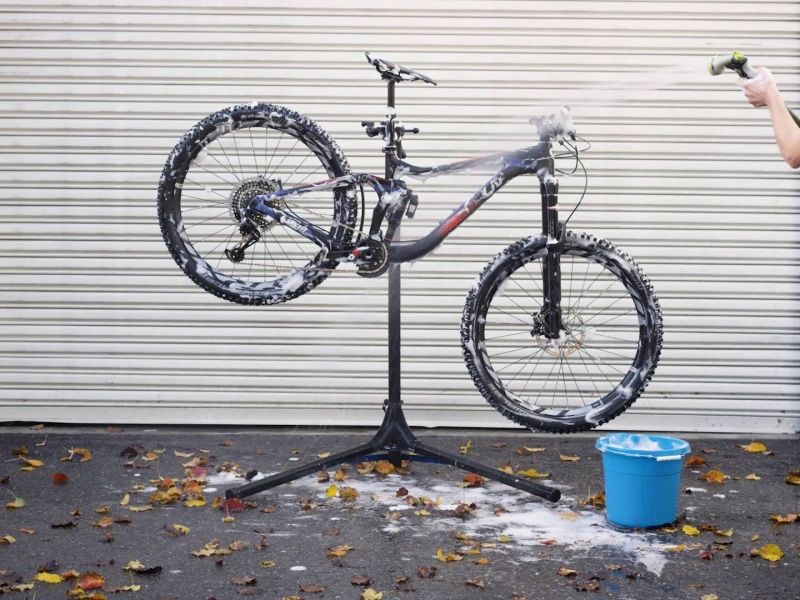 Serviço de limpeza de bicicletas