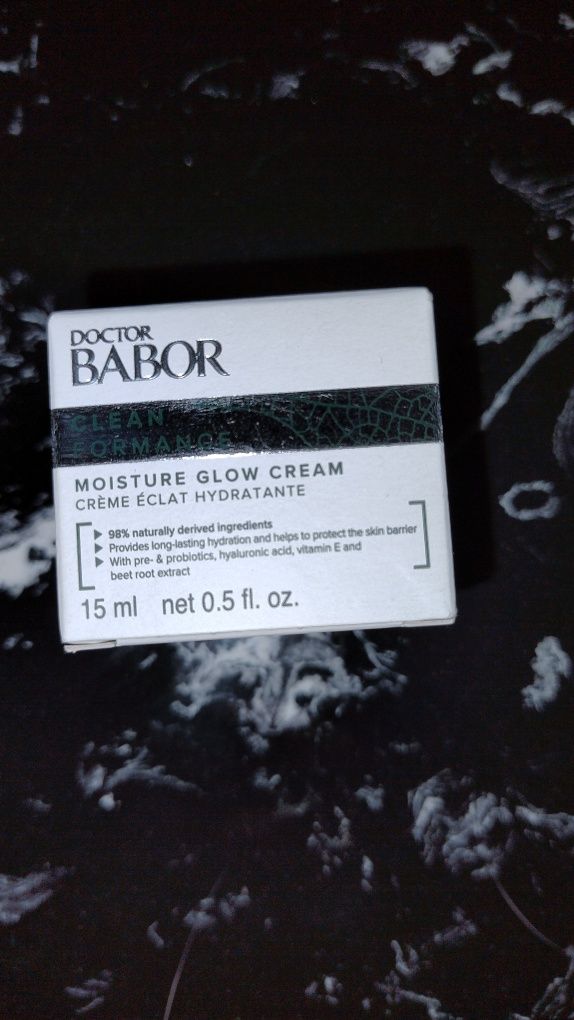 Babor Clean Formance Moisture Glow krem nawilżający 15 ml naturalny