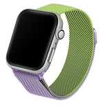 Beline pasek Apple Watch Steel38/40/41mm zielono-purpurowy green/