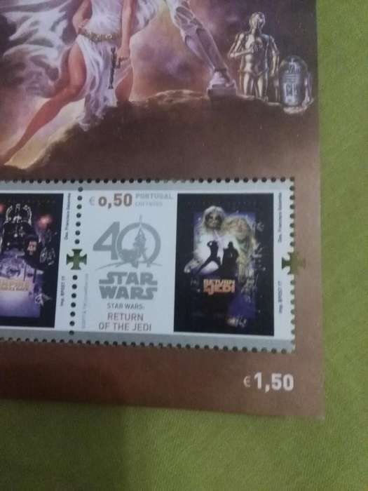 Selos Star Wars Edição Comemorativa 40 Anos CTT