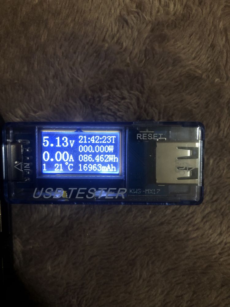 USB тестер 8 в 1 QC2.0 3,0 4-30