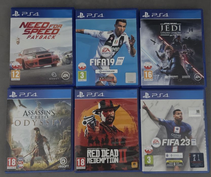 Sprzedam gry na ps4