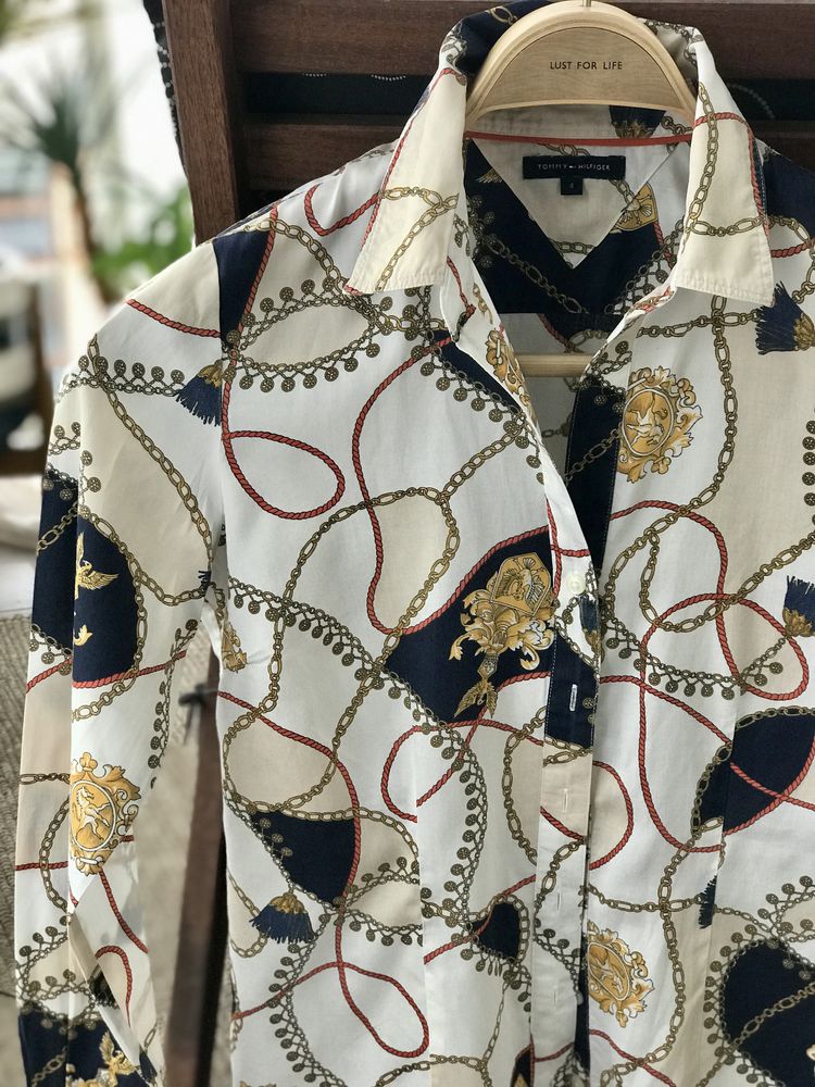 Koszula damska taliowana Tommy Hilfiger jeździecka S 4