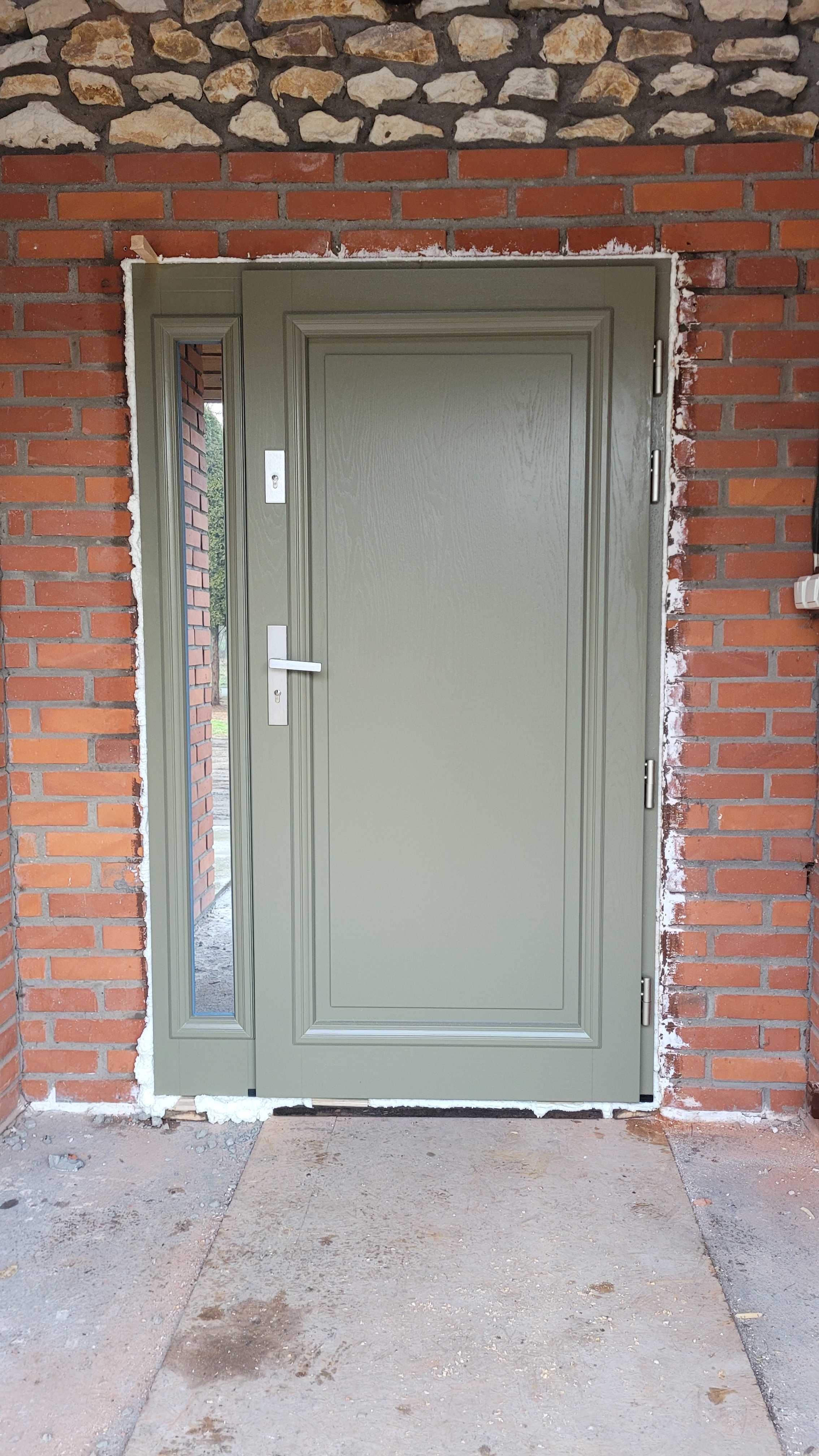 Drzwi  zewnętrzne drewniane dębowe dostawa GRATIS CZYSTE POWIETRZE