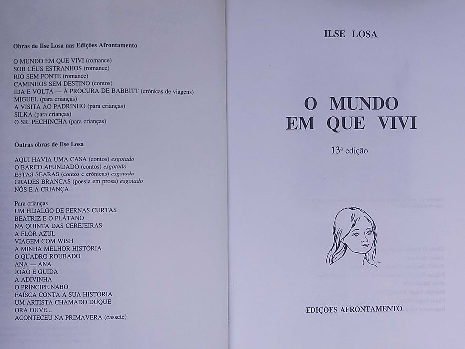 O Mundo Em Que Vivi - Ilse Losa