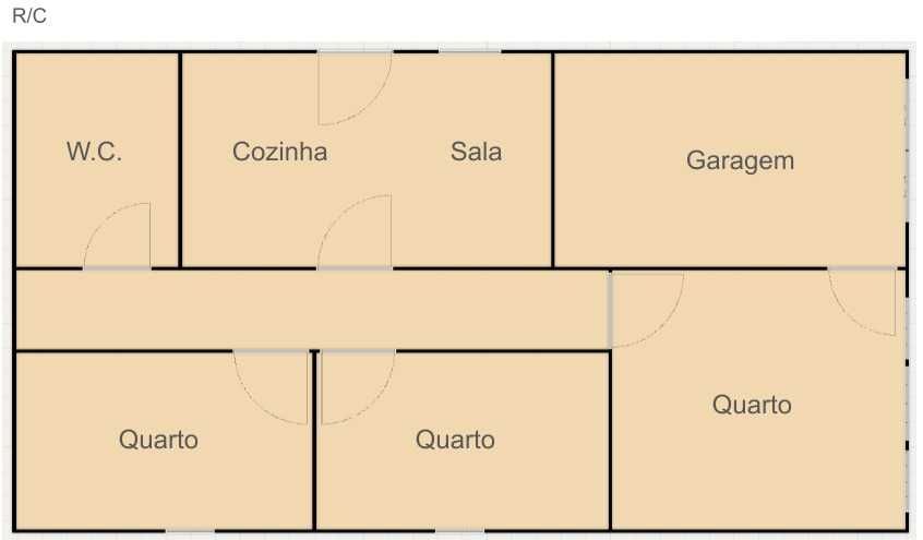 Moradia independente com 2 habitações T3+T3 com garagem