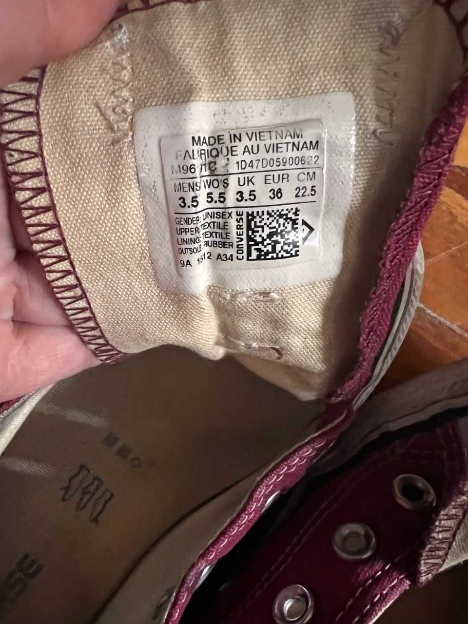 converse- Оригінал кеди 36 р -23 см
