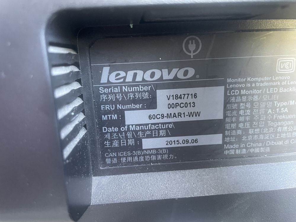 Monitor Lenovo ThinkVision
