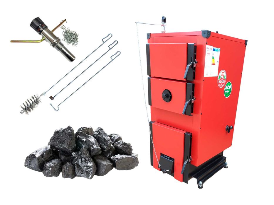 Kocioł 5 Klasa 13kW na Węgiel do 160m2 Dostawa Gratis