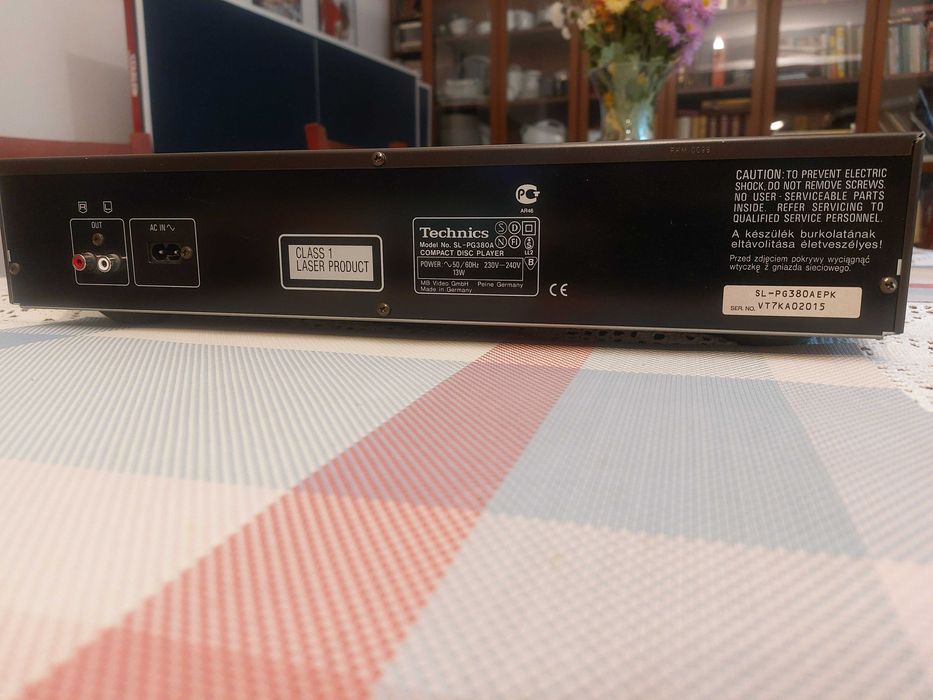 Technics SL-PG380A – wysokiej klasy odtwarzacz CD, w pełni sprawny