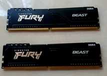 Kingston Fury Beast 16GB[2x8gb 3200mhz ddr4 CL16]