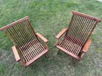 Krzesla ogrodowe teakowe
