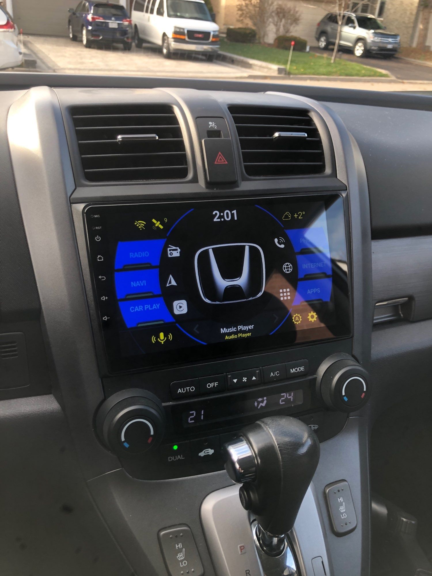 Автомагнитола Honda CRV 2006-2012 на android, USB, bluetooth, wifi