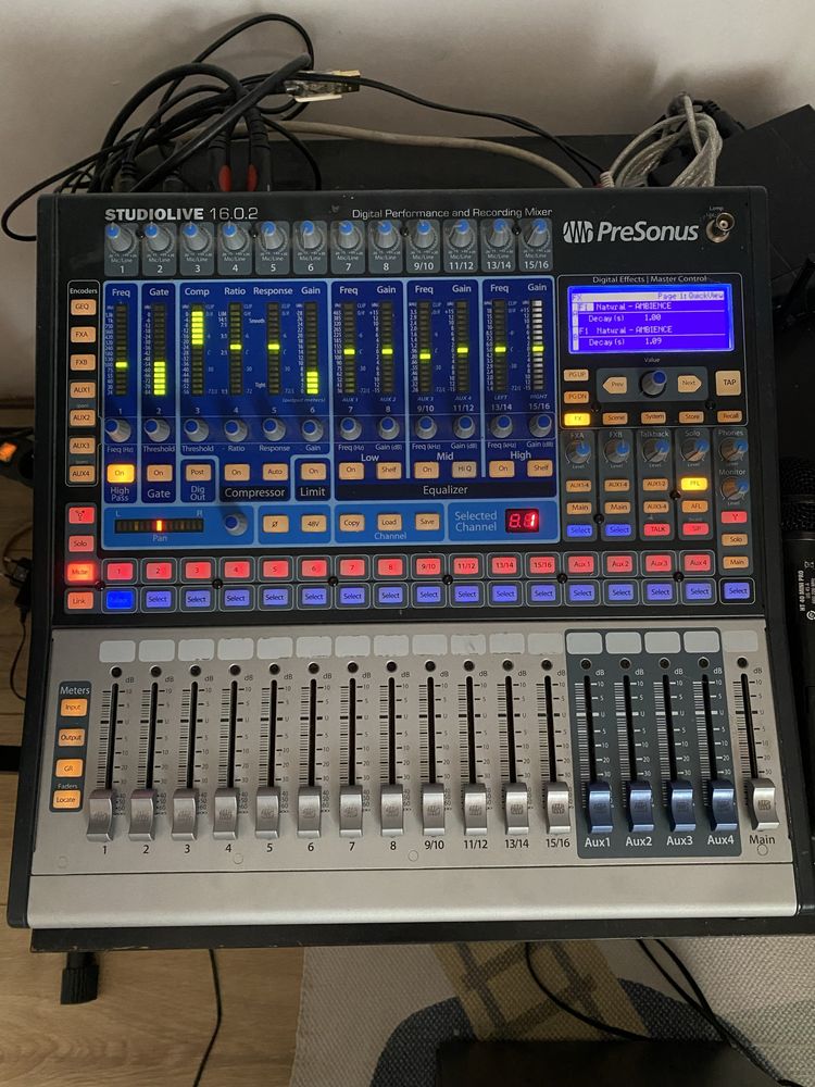 Mikser PreSonus StudioLive 16.0.2 interfejs FireWire