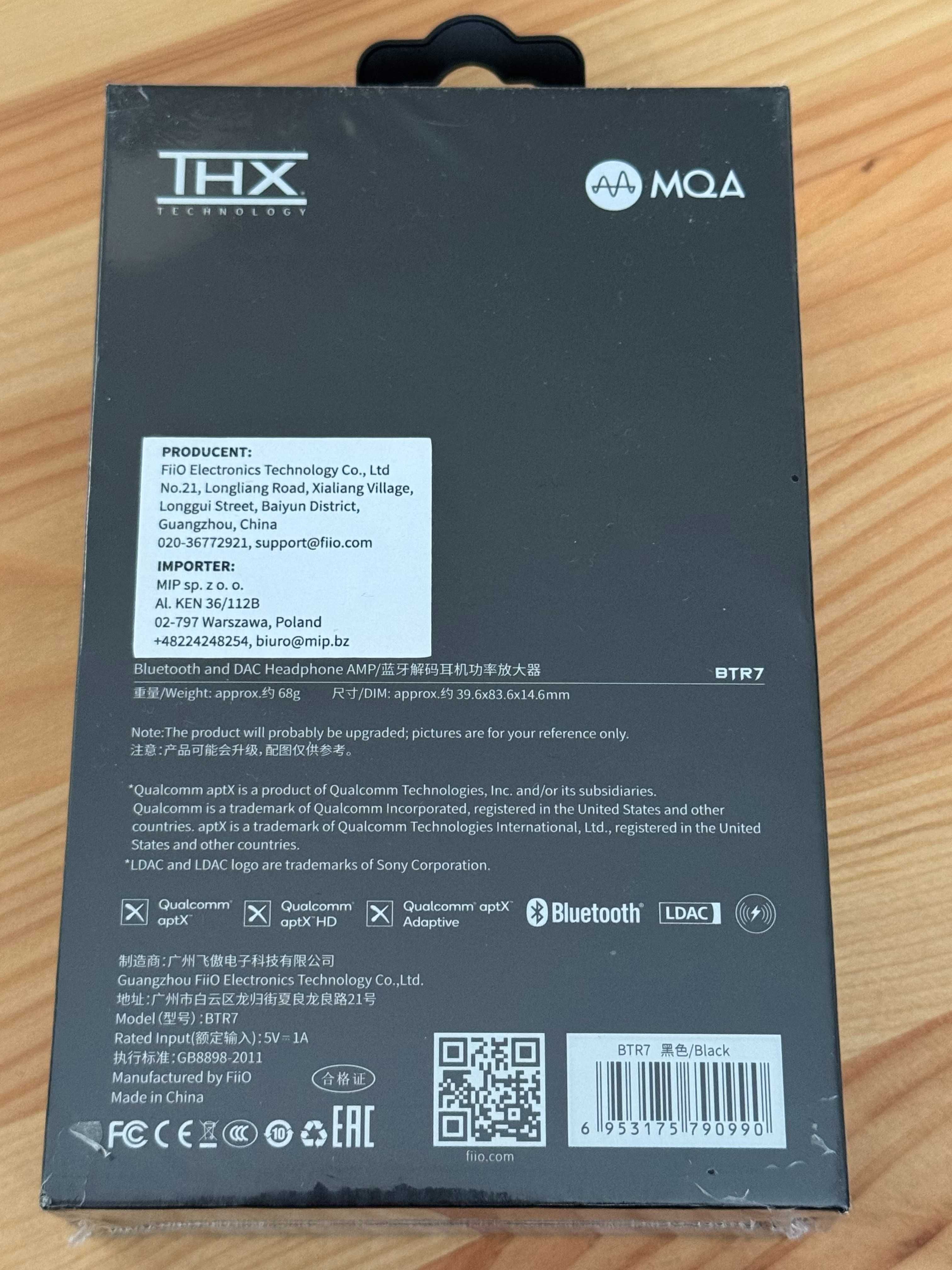 Fiio BTR7 - DAC - wzmacniacz słuchawkowy - nowy - NEGOCJUJ