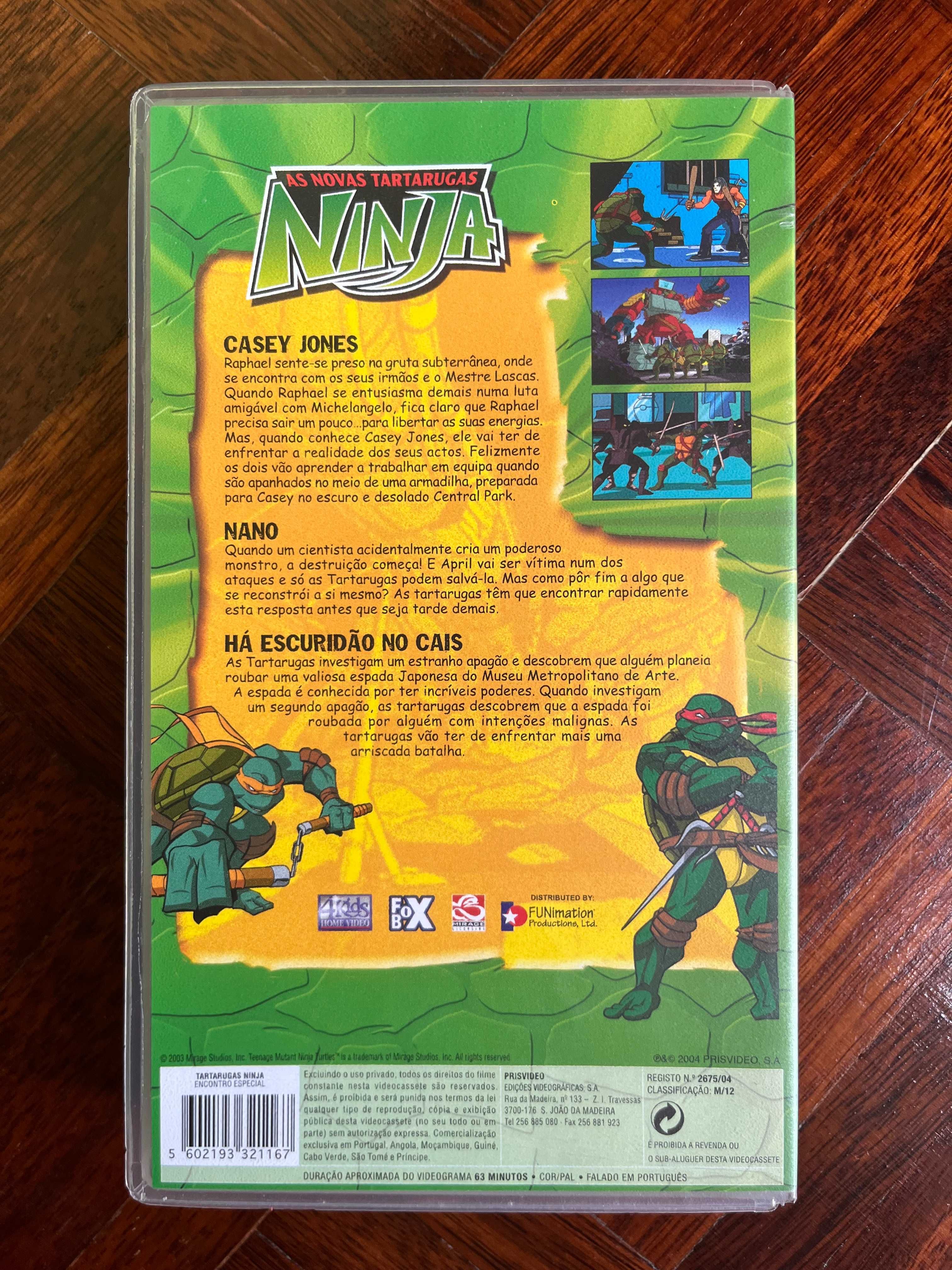 VHS As novas tartarugas ninja (2003, Goldfine) DUB PT-PT