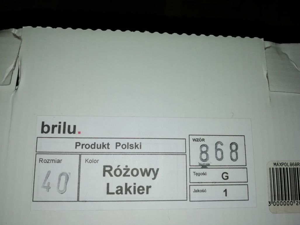 Czółenka Brilu 40 skóra