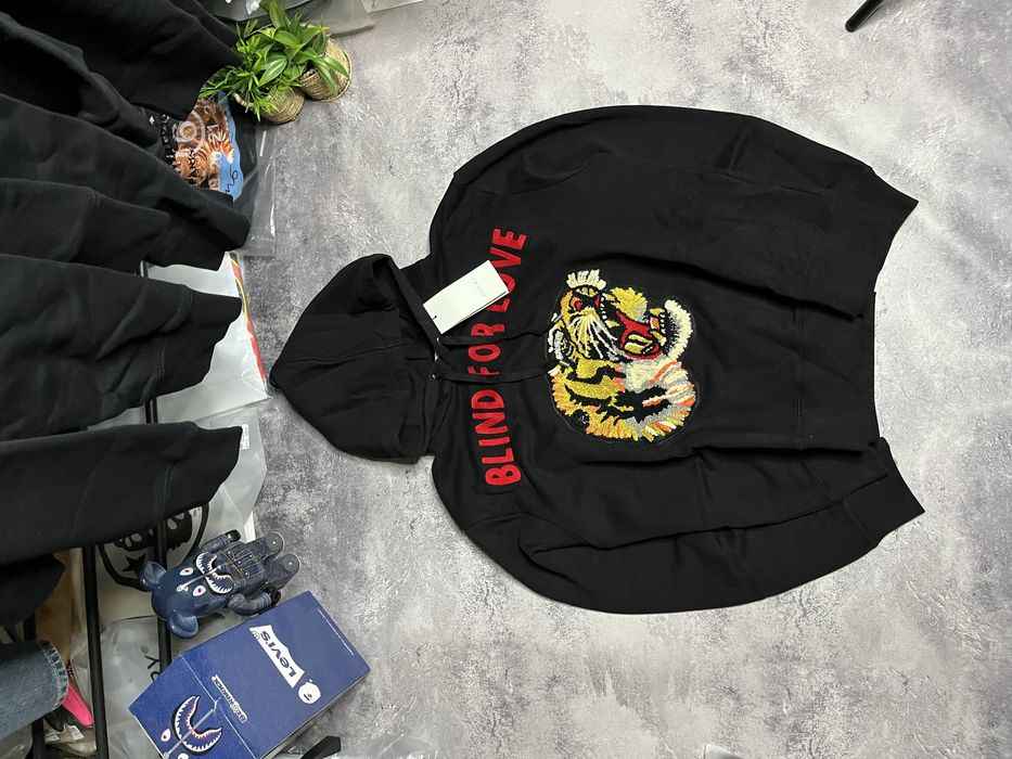 Gucci Blind For Love Tiger Hoodie гуччі тайгер тігр худі блінд фор лав
