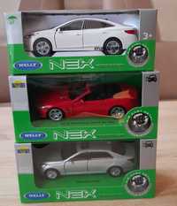 Mercedes SL 500, Hundai Azera i Genesis G90 Welly 1:34 Super !