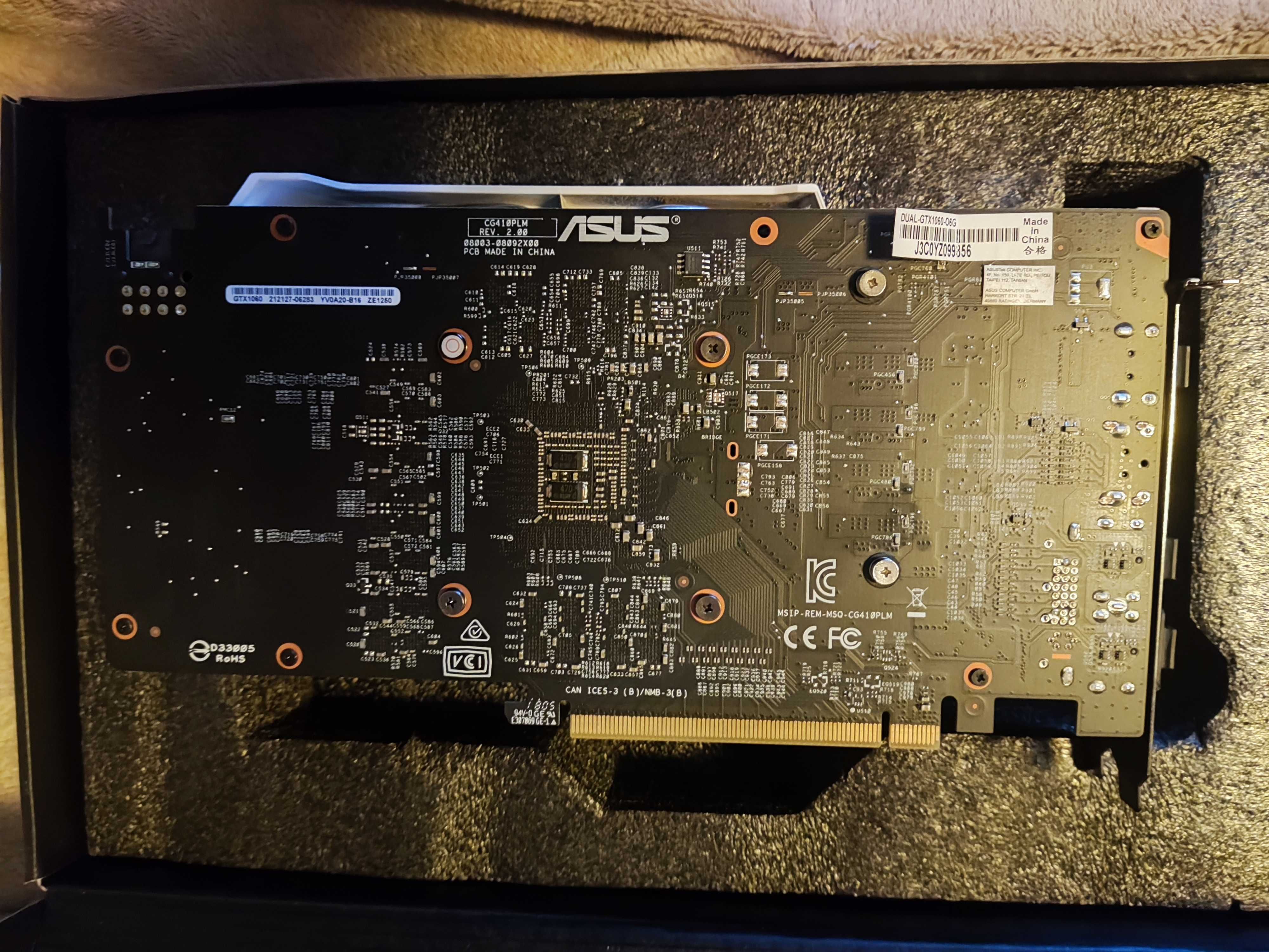 GeForce GTX 1060 OC dual 6g DDR5