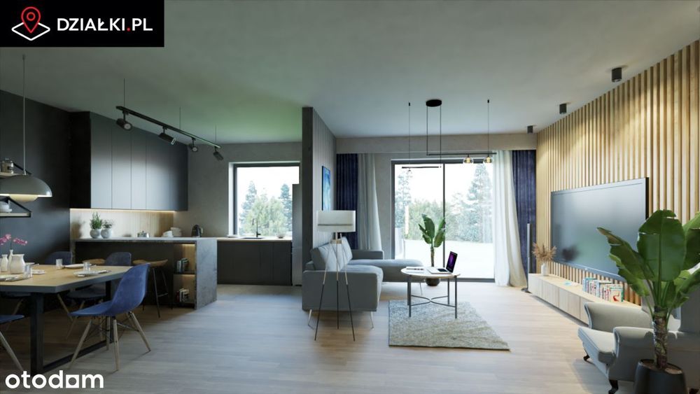 Dom na zamkniętym osiedlu przy lesie