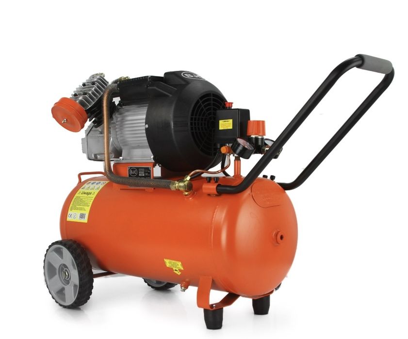 Kompresor 50l BJC 2 tłoki 10 Bar
