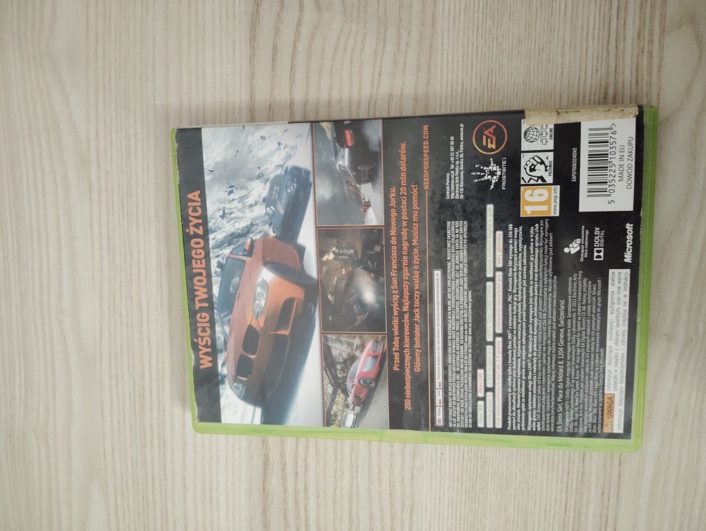 Need for speed the run Xbox 360 pl