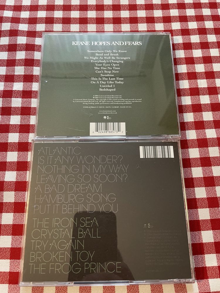 Keane płyty CD zestaw 2 szt indie britpop