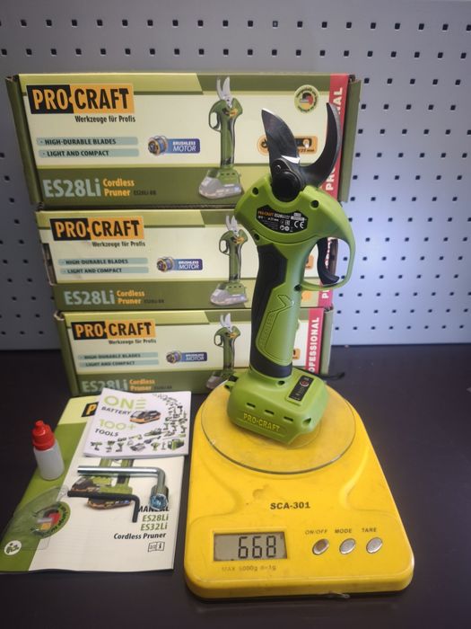 Акумуляторний секатор Procraft ES28Li (без АКБ та З/П)