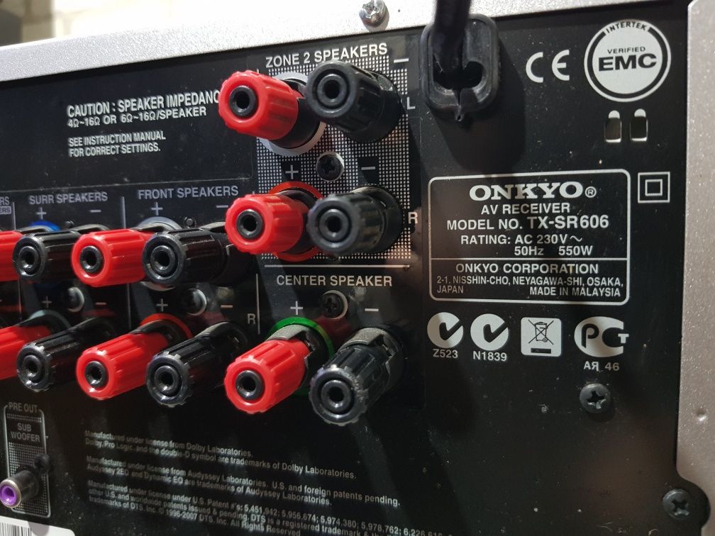 AV ресивер/підсилювач Onkyo TX-SR 606 140Вт б/у з Німеччини