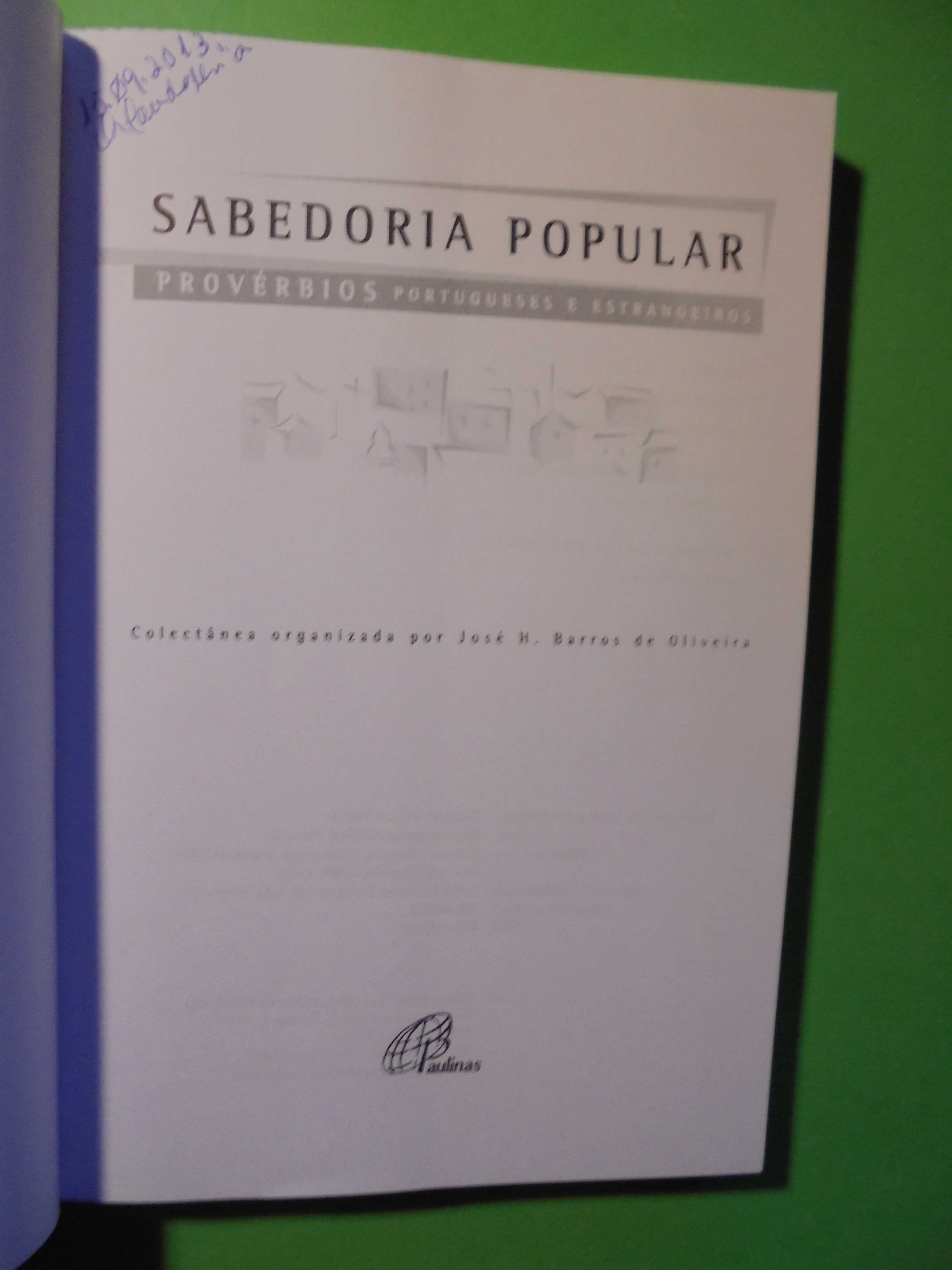 Oliveira (José Barros de);Sabedoria Popular-Provérbios Portugueses