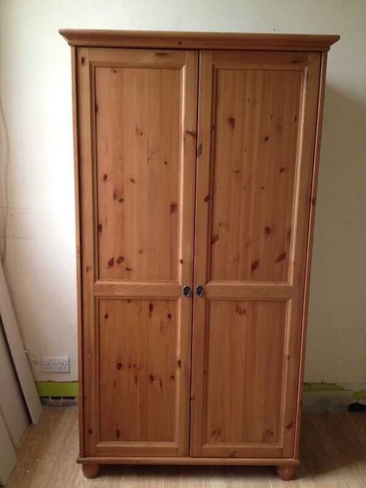 Szafa IKEA LEKSVIK-drewno-komoda-regal