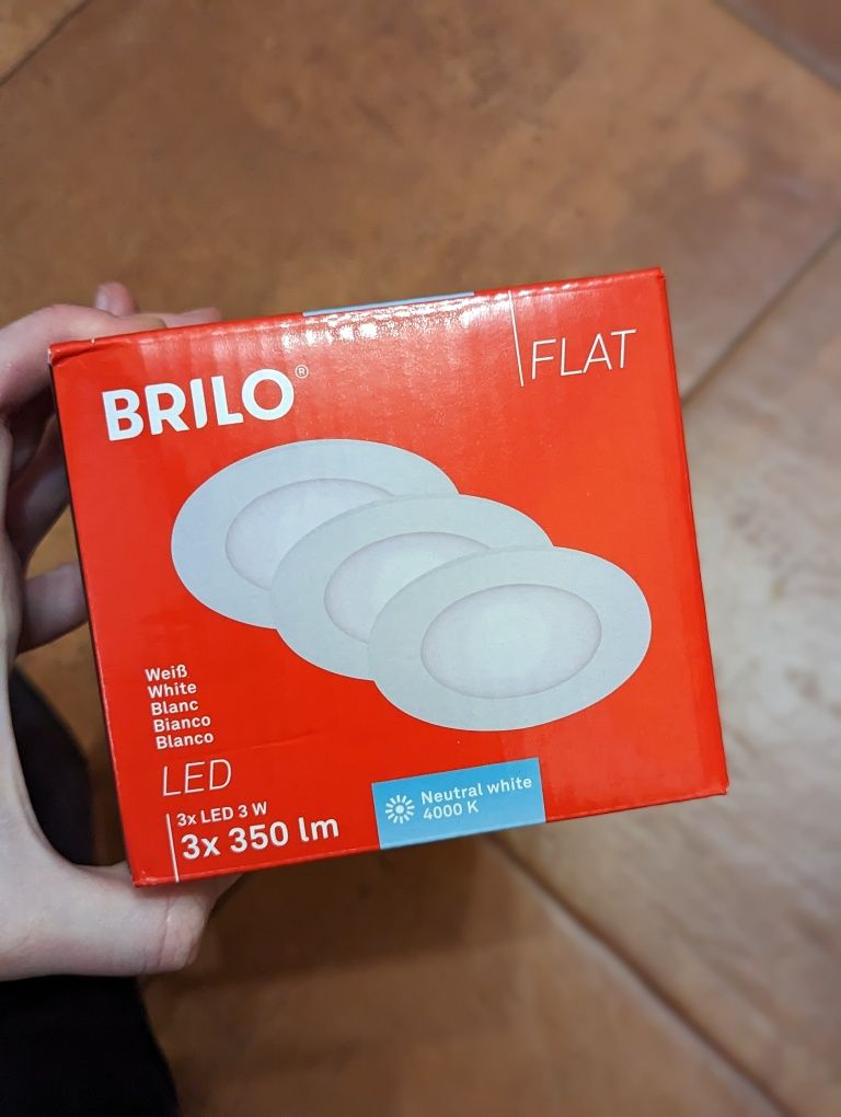Комплект встраиваемого светодиодного светильника Brilo