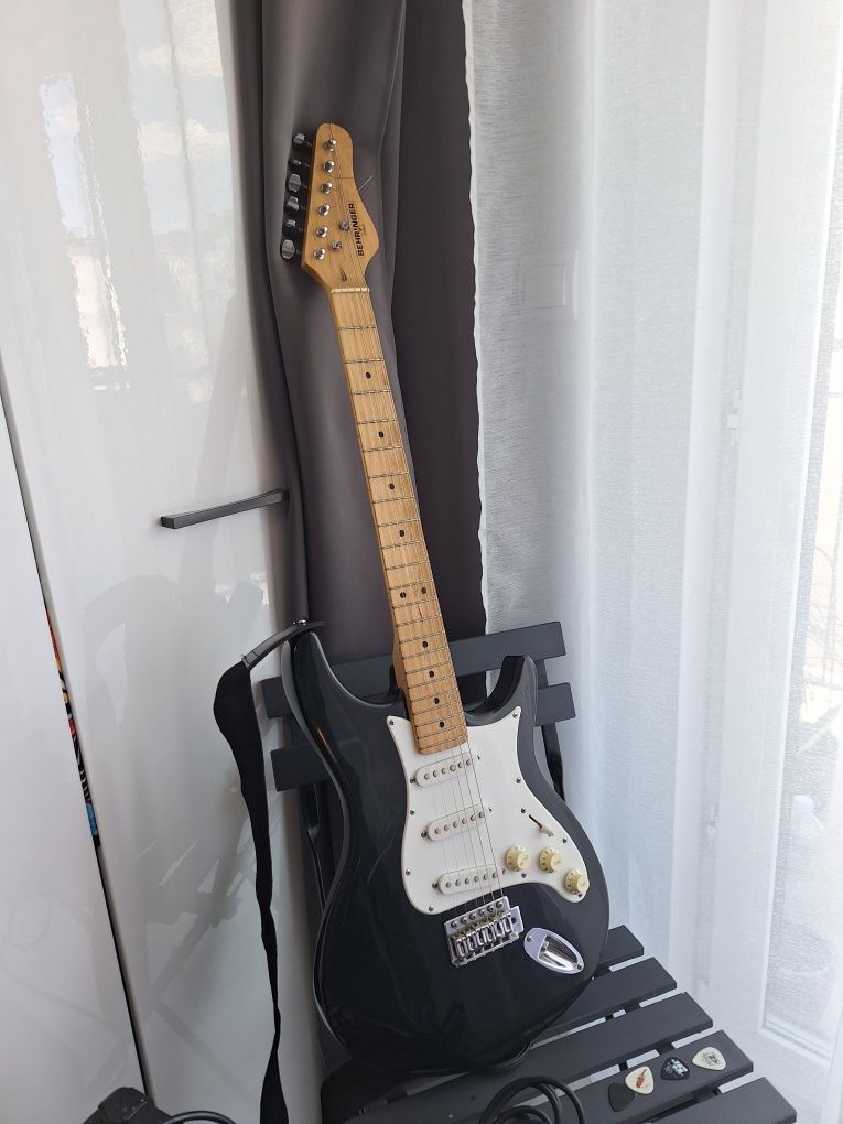 Gitara elektryczna ZESTAW ze wzmacniaczem