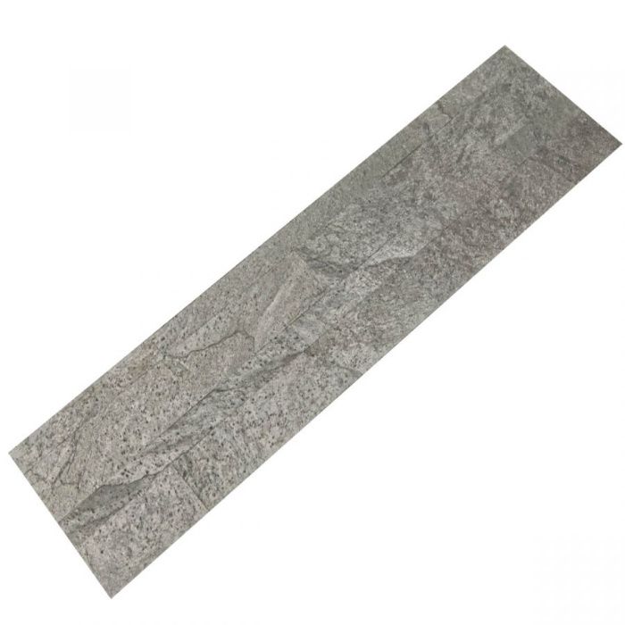 Fornir ścienny kamienny samoprzylepny Silver Grey kamień ozdobny