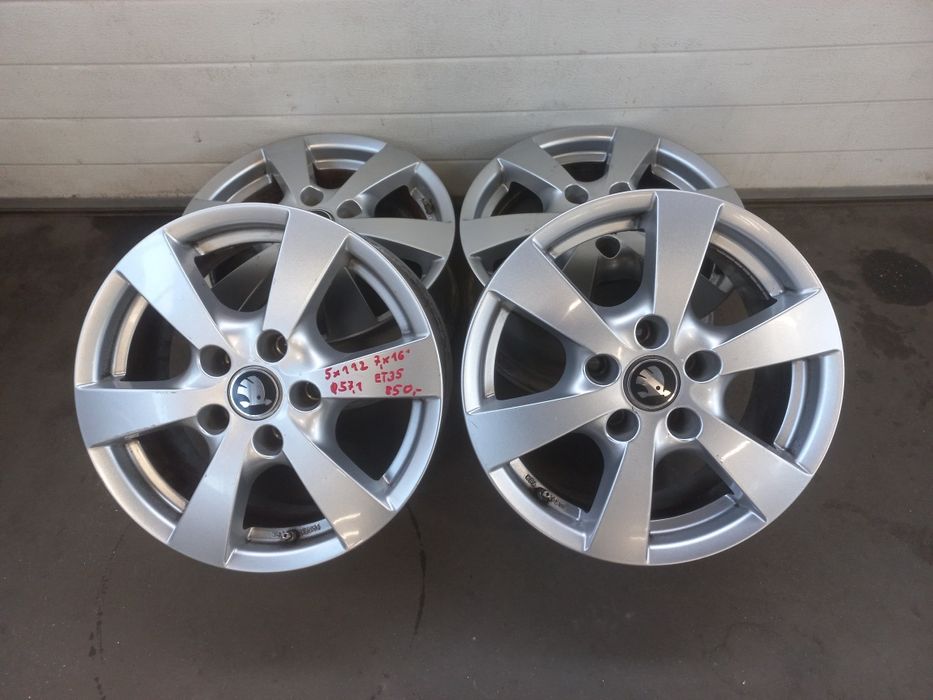 Alufelgi 16" 5x112 do Skoda