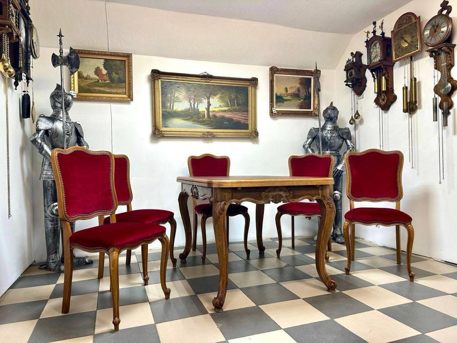 Стіл розкладний стол 2994 стільці дерево 2208