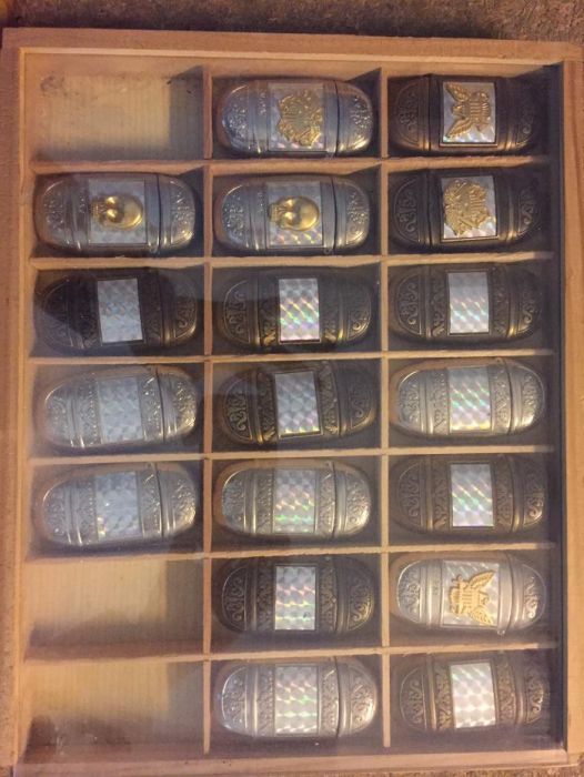 isqueiros metalizados novos nunca usados