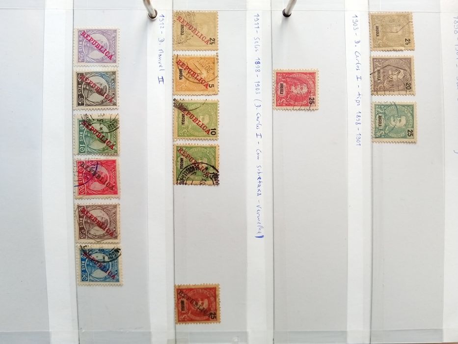 Coleção exclusiva Selos Angola