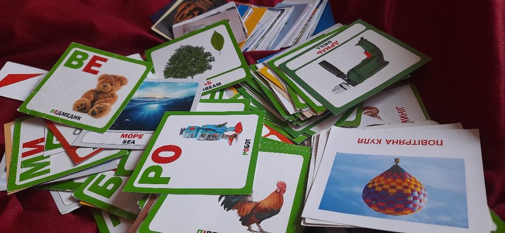 Картки Домана, розвиваючі для малюків