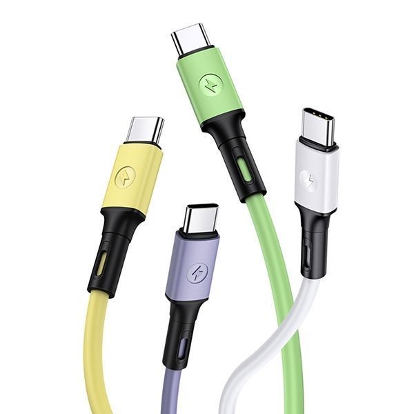 Kabel USB-C Usams U52 2A Fast Charge 1M Purpurowy