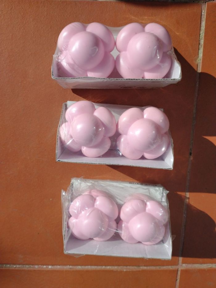 3x Maçaneta/ Puxadores Ikea Rosa SKULPTUR novos