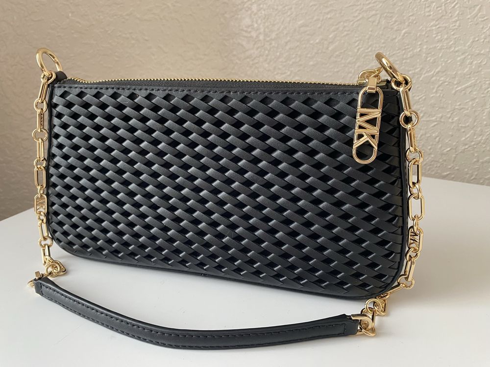 Michael Kors плетена шкіряна сумка Empire