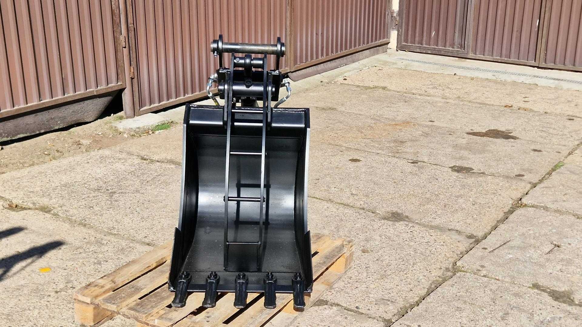 Łyżka z dociskiem chwytak 5-8T JCB 3CX CAT 428 4cx hydrauliczna