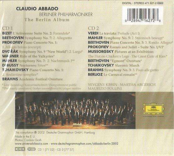 Claudio Abbado - The Berlin Album (2 CD) (novo)