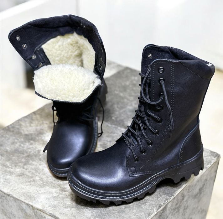 Берці зимові хутро штучне натуральне утеплювач Gore-Tex 40-46 Розн