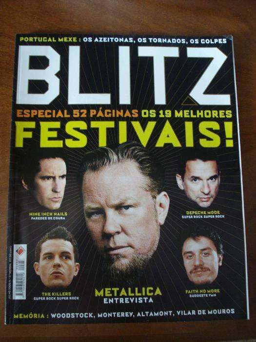 Blitz nº37 julho 2009- Entrevista Metallica