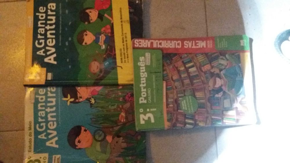 3 ano Livros" A grande aventura"Port.,Mat,Estudo Meio