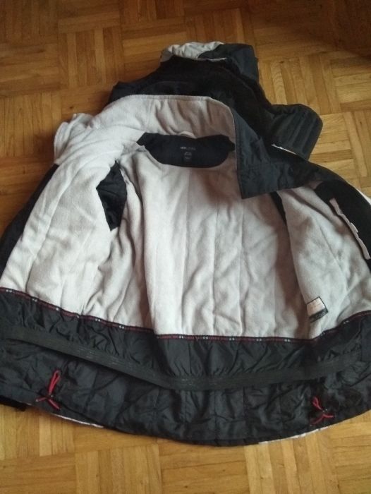 profesjonalna kurtka narciarska, granatowo-biała, H&M - rozmiar 152cm